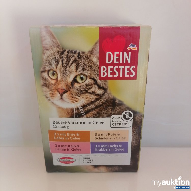 Artikel Nr. 744524: Dein Bestes Katzenfutter 12x100g 