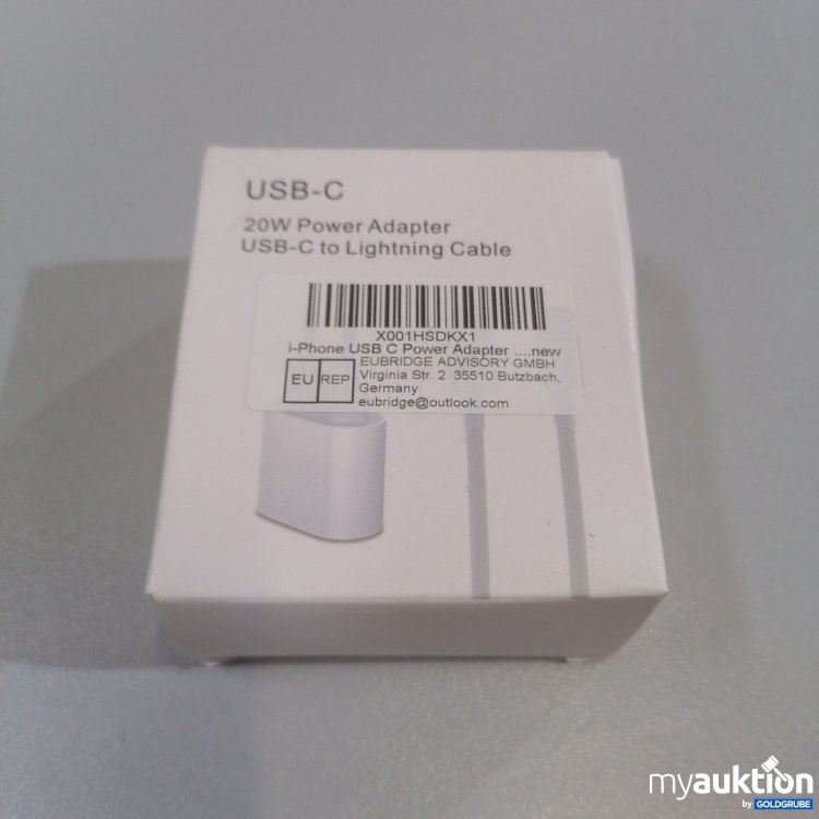 Artikel Nr. 769525: 20W Power Adapter USB-C to Lightning Cable 