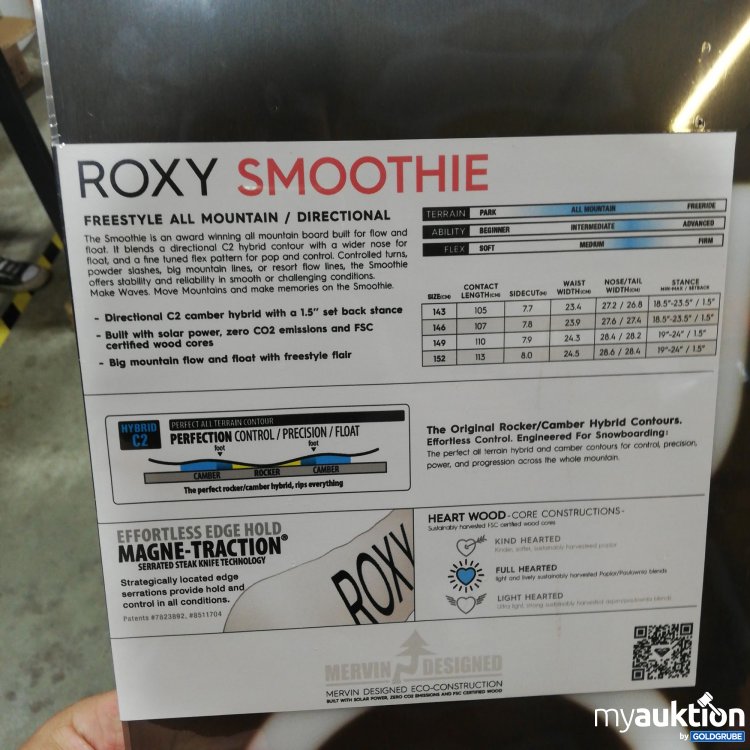 Artikel Nr. 757528: Roxy 23 Smoothie 2024 Snowboard 