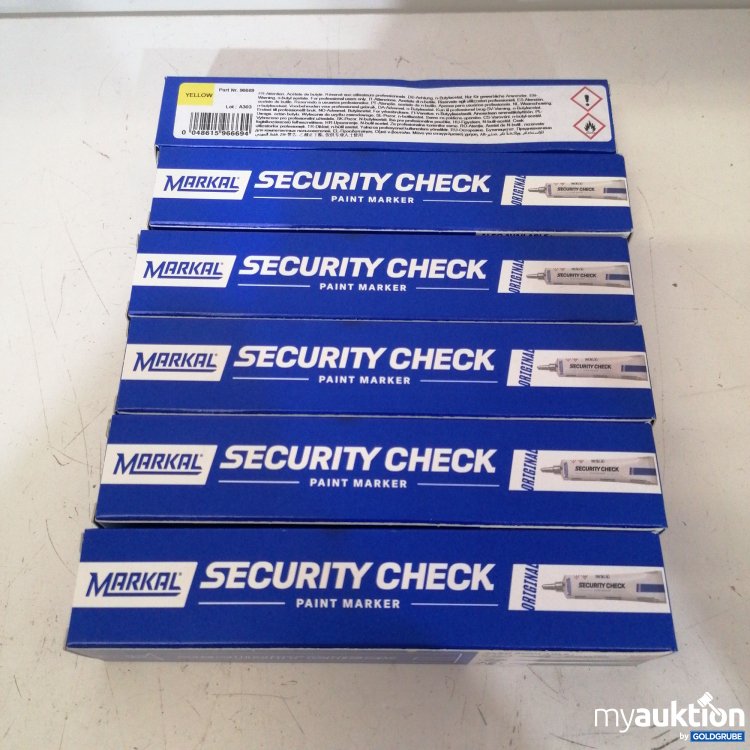 Artikel Nr. 432530: Markal Security Check Paint Marker Yellow 