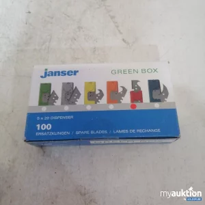 Auktion Janser Green Box Ersatzklingen