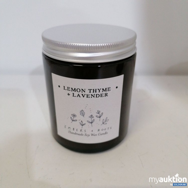 Artikel Nr. 421534: Embers&Roots Duftkerze Lemon, Thyme, Lavender