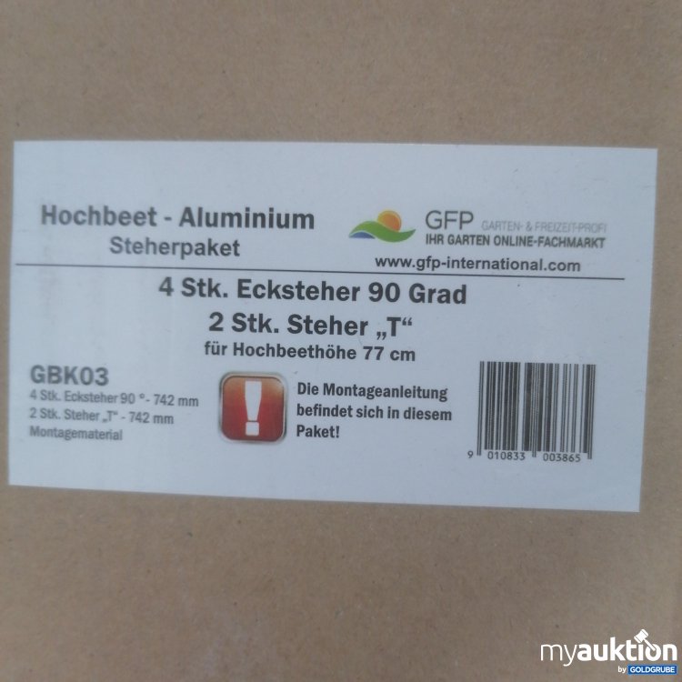 Artikel Nr. 511538: Hochbeet Aluminum Steherpaket