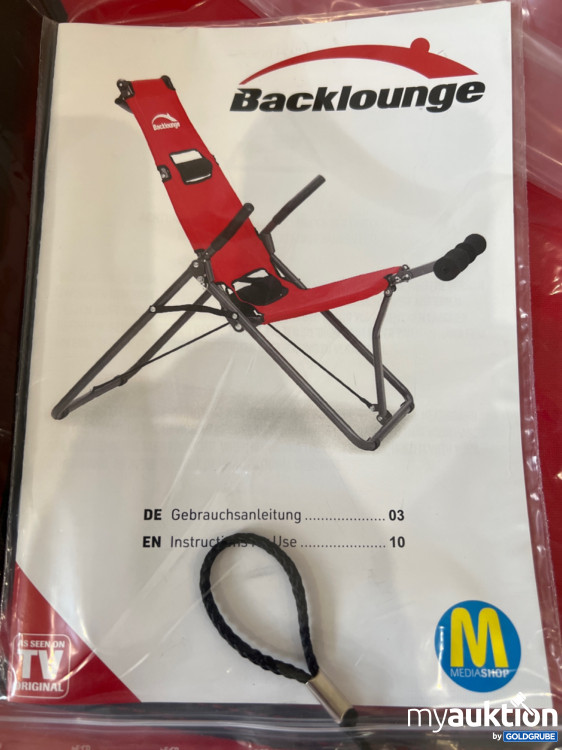 Artikel Nr. 186542: Backlounge bekannt aus Werbung und TV