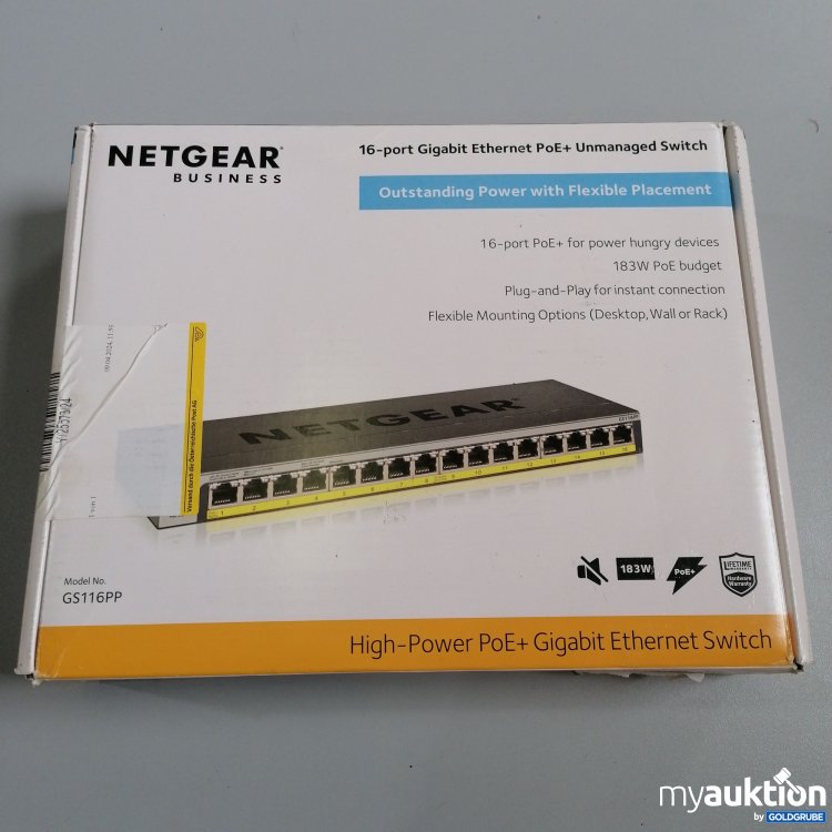 Artikel Nr. 761542: Netgear Business GS116PP