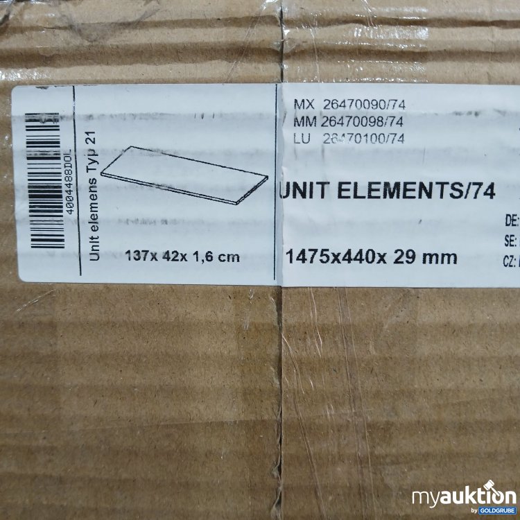 Artikel Nr. 798545: Unlt elements Typ21 1475x440x29mm 1/1