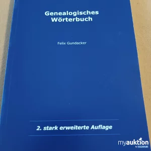 Artikel Nr. 390547: Genealogisches Wörterbuch 