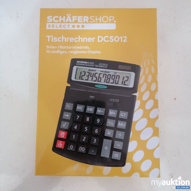 Artikel Nr. 746548: Schäfer Shop Tischrechner DC5012