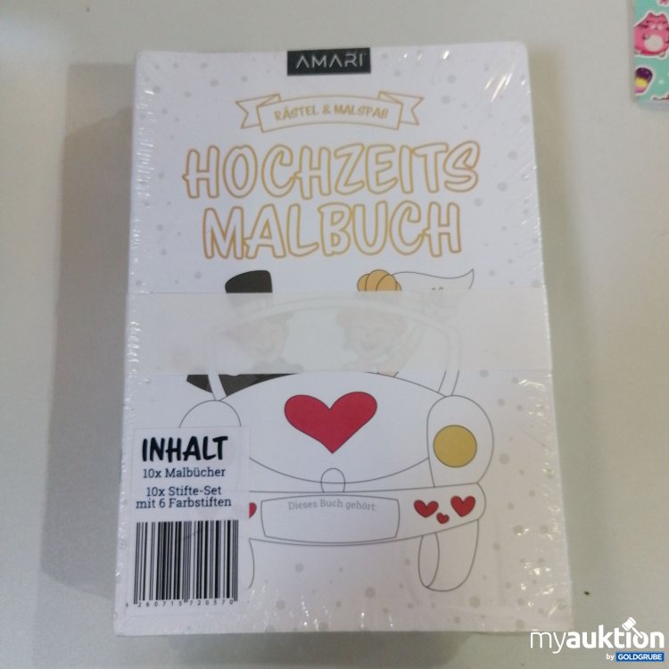 Artikel Nr. 747548: Hochzeits-Malbuch Set