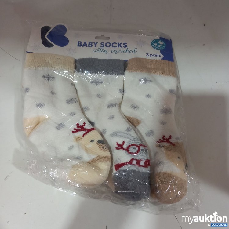 Artikel Nr. 386549: Baby Socken 3 Paar Gr.12-24