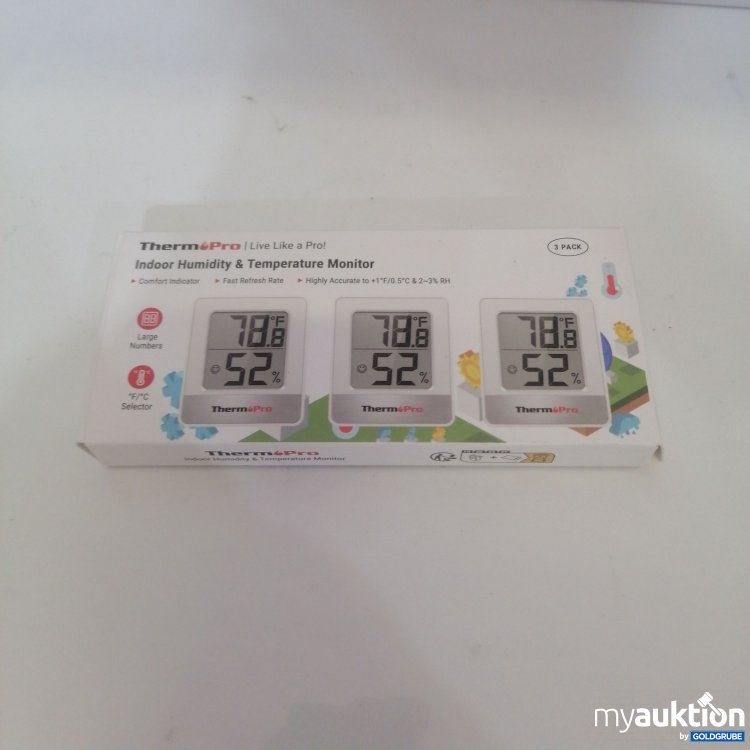 Artikel Nr. 733550: ThermoPro Indoor Humidity & Temperature Monitor 3 Stück 