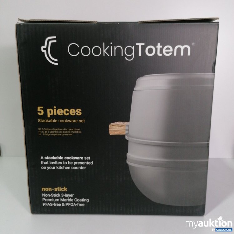 Artikel Nr. 768550: CookingTotem 5tlg stapelbares Kochgeschirrset  