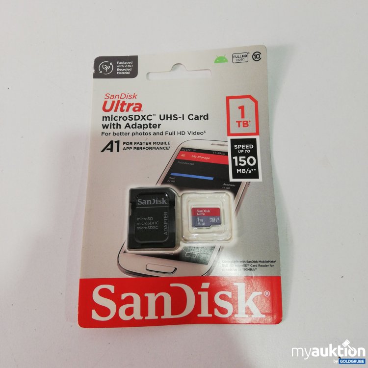 Artikel Nr. 793554: SanDisk Ultra MicroSDXC UHS-I Card with Adapter 1TB