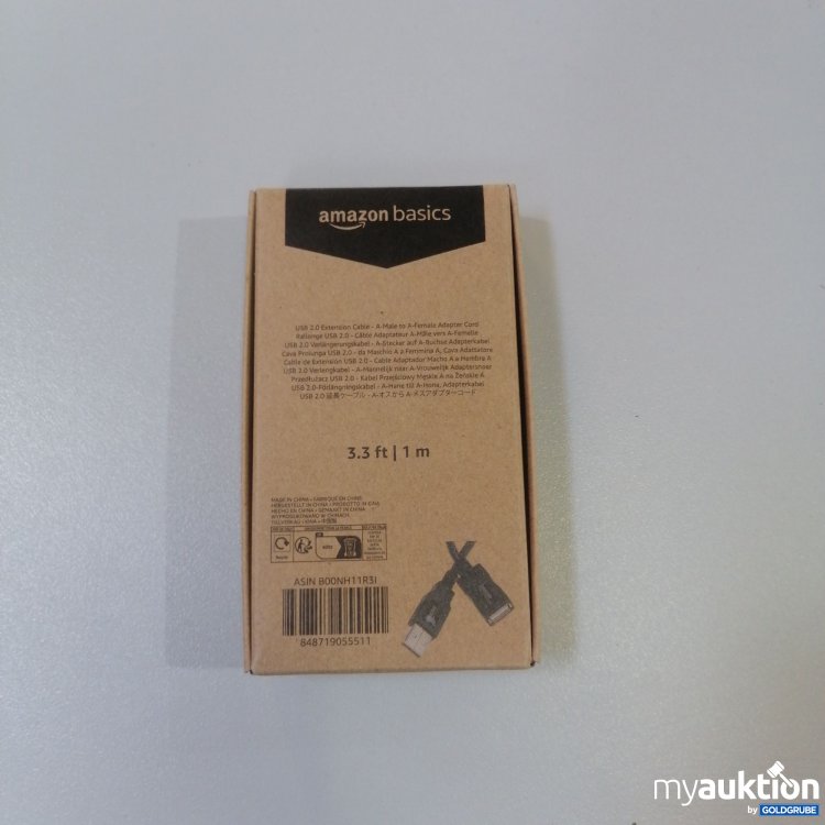 Artikel Nr. 762557: Amazonbasics A-Stecker auf A-Buchse Kabel 1m