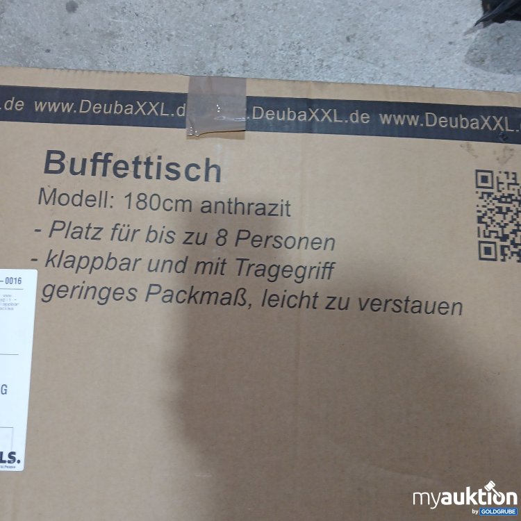 Artikel Nr. 437560: Casaria Buffettisch 180cm Anthrazit 