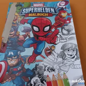 Auktion Marvel Superhelden Malbuch 