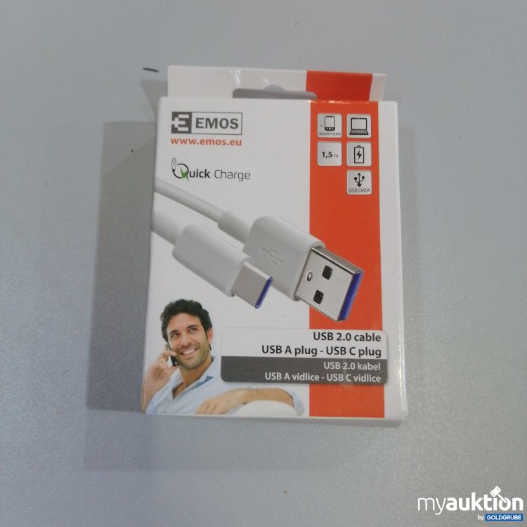 Artikel Nr. 769566: Emos USB 2.0 Cable A plug - USB C Plug 