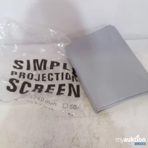 Auktion Simple Projection Screen 