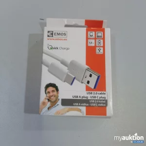 Auktion Emos USB 2.0 Cable A plug - USB C Plug 