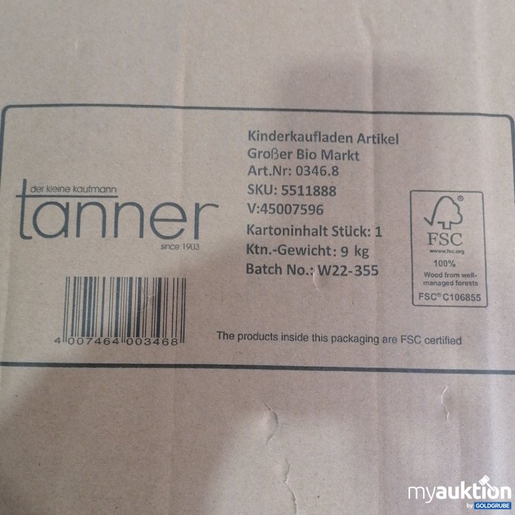 Artikel Nr. 788568: Tanner Kinderkaufladen Großer Bio Markt 