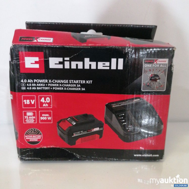 Artikel Nr. 738570: Einhell 4.0 Ah Power X-Change Starter Kit  18V