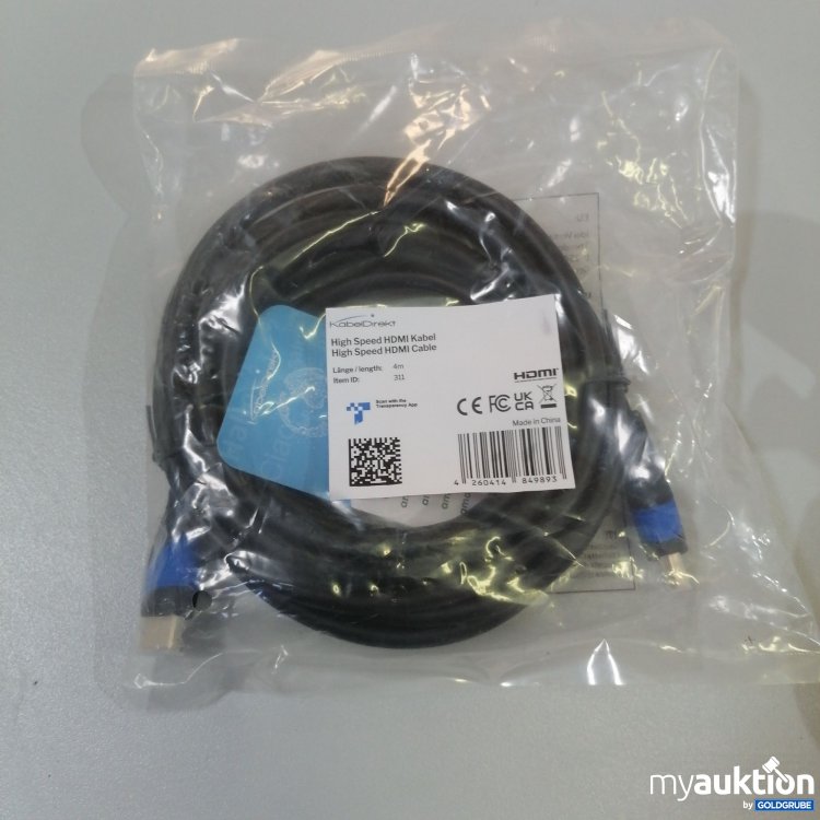 Artikel Nr. 762574: KabelDirekt High Speed HDMI Kabel 4m