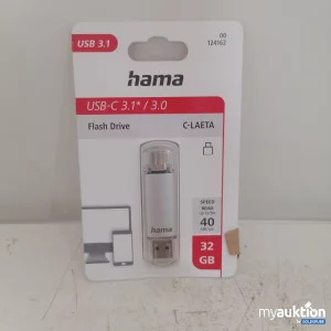Auktion Hama USB-C 3.1 Flash Drive 32GB
