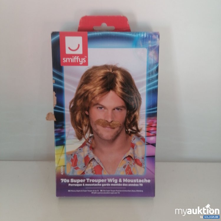 Artikel Nr. 752580: Smiffys 70s Super Trouper Wig & Moustache