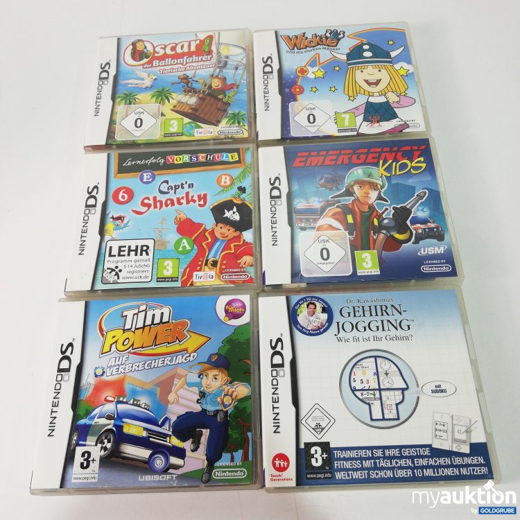 Artikel Nr. 791581: Nintendo DS Spiele 6 Stück