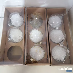 Auktion Glass Christmas Balls