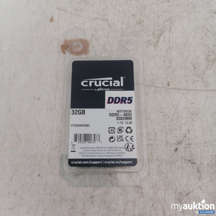Artikel Nr. 739583: Crucial DDR5 32GB