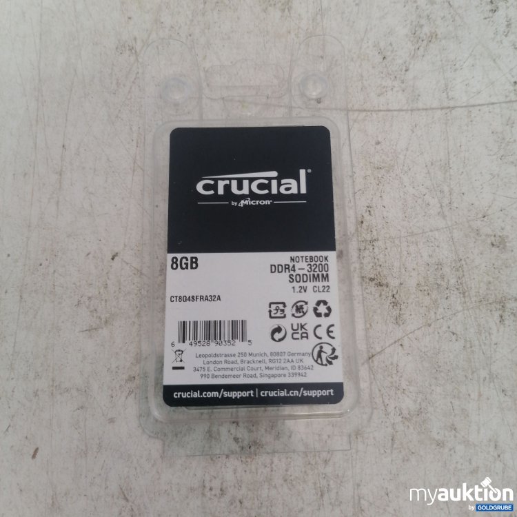 Artikel Nr. 739586: Crucial DDR4 8GB