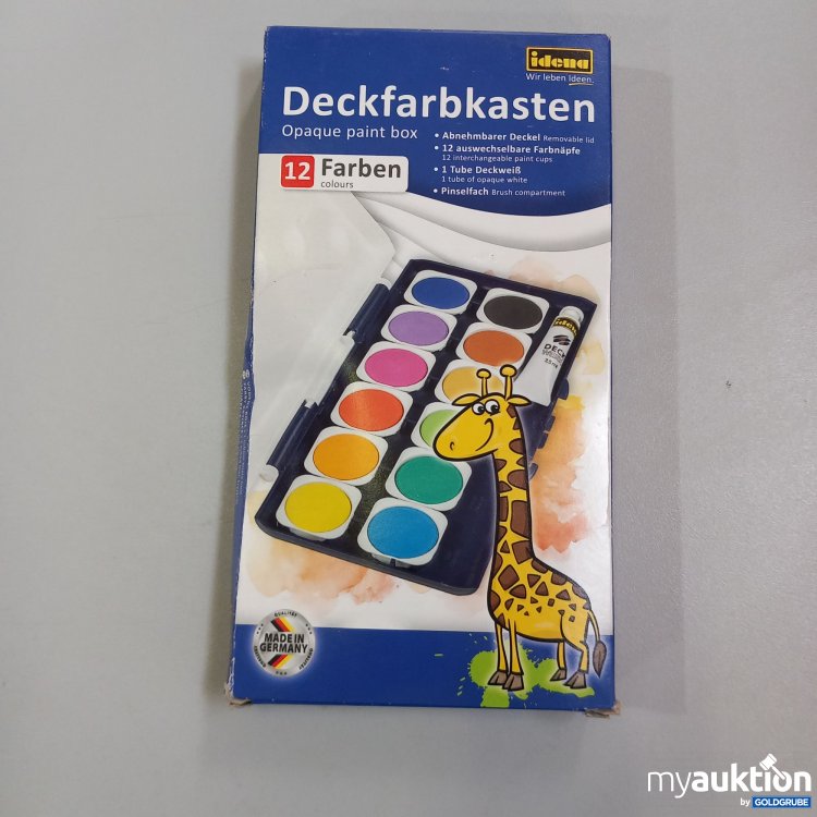 Artikel Nr. 757588: Idena Deckfarbkasten 12 Farben 