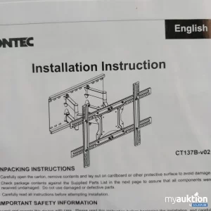 Artikel Nr. 781588: Bontec Wall Motion TV Wall Mount CT137B-v02