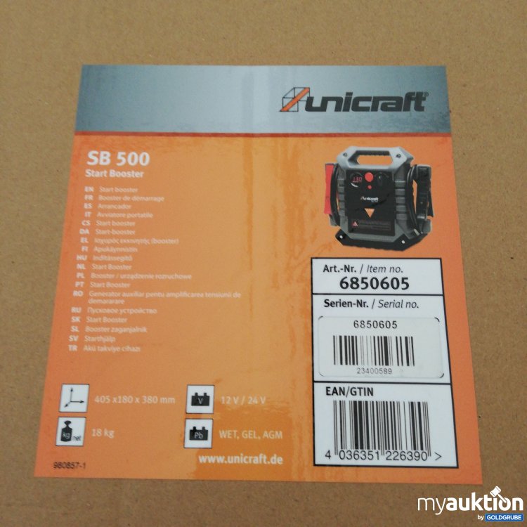 Artikel Nr. 739590: Unicraftale SB500 Start Booster 