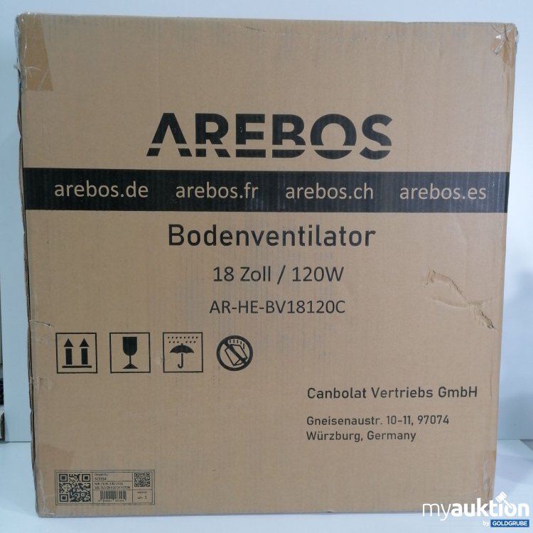 Artikel Nr. 788590: Arebos Bodenventillator AR-HE-BV18120C 