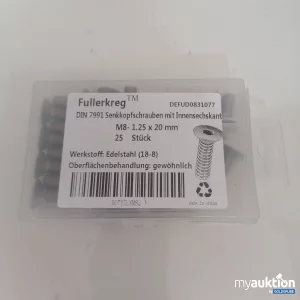 Auktion Fullerkreg DIN 7991 Senkkopfschrauben mit Innensechskant 