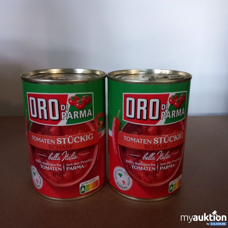 Artikel Nr. 386599: Oro di Parma Tomaten Stückig Scharf 2x400g