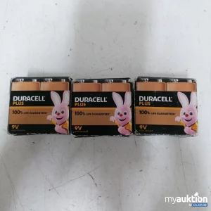 Auktion Duracell Plus 9V 4stk 