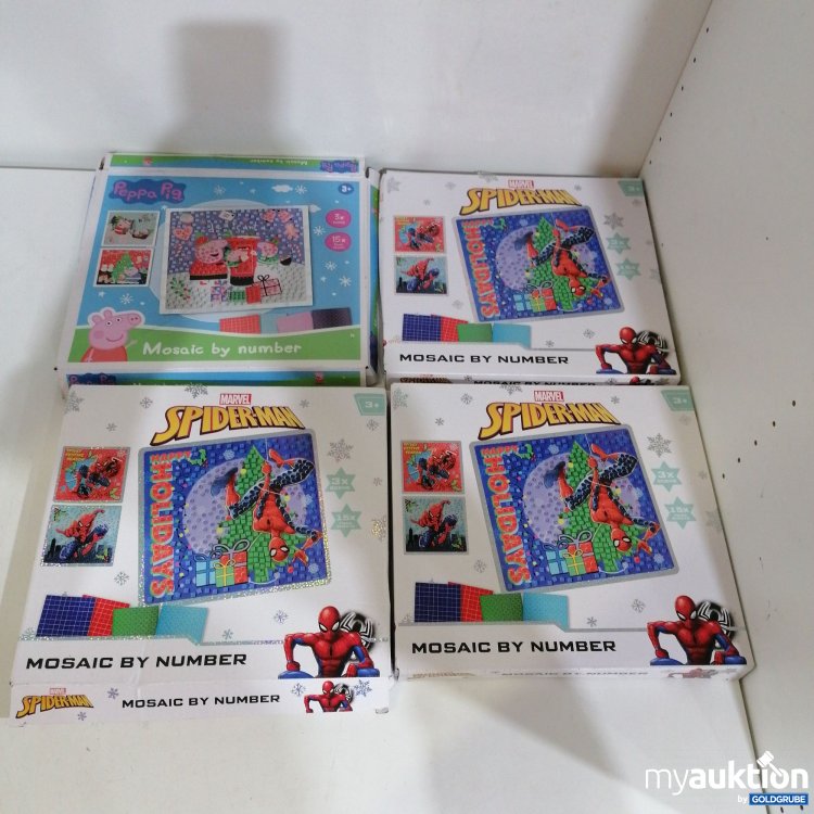 Artikel Nr. 356600: Mosaik by Number Spiderman und Peppa Pig 