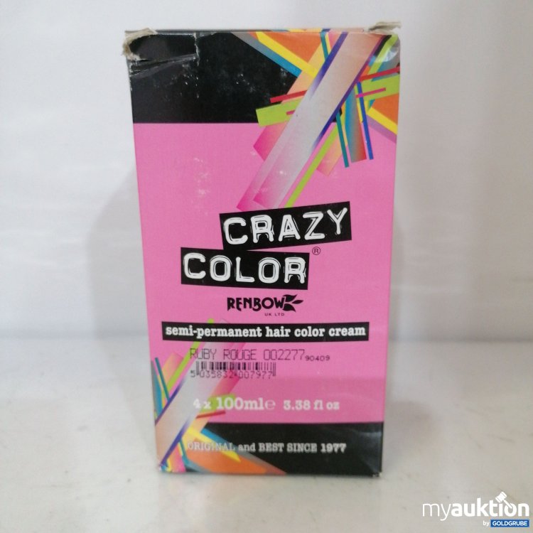 Artikel Nr. 359600: Crazy Color semi permanent hair color cream  4x100ml 