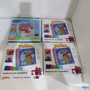 Auktion Mosaik by Number Spiderman und Peppa Pig 