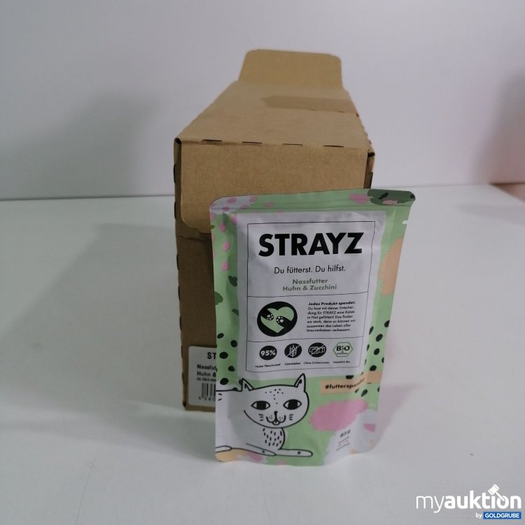 Artikel Nr. 791606: Strayz Nassfutter Huhn&Zucchini 14x85g 