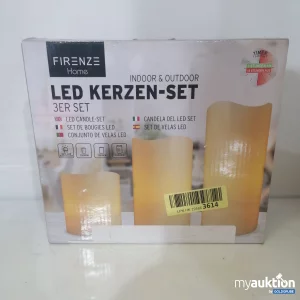 Auktion Firenze Kerzen-Set 3stk