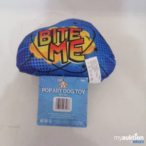 Auktion Pop Art Hundespielzeug Bite Me