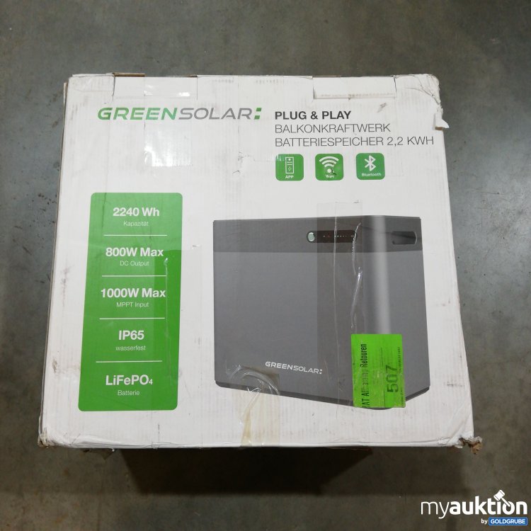 Artikel Nr. 764612: Green Solar Balkonkraftwerk 2240 Wh