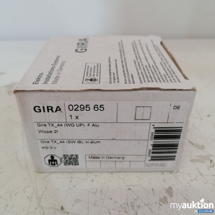 Artikel Nr. 736614: Gira TX 44 WG UP F Alu Wippe 2f