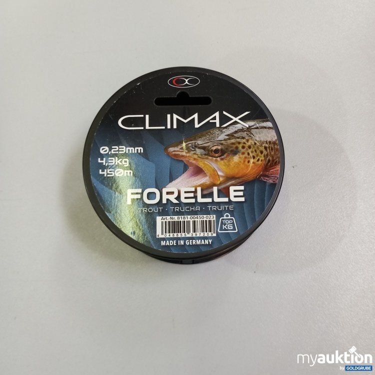 Artikel Nr. 757615: Climax Forelle Angelschnurr 0.23mm 4.3kg 450m