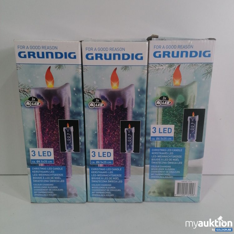 Artikel Nr. 378616: Grundig Led Weinachtskerze 