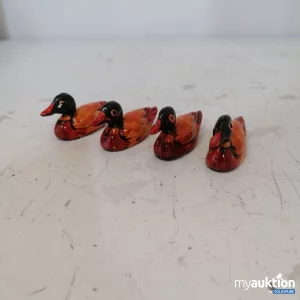 Auktion Mini Deko Ente aus Holz 